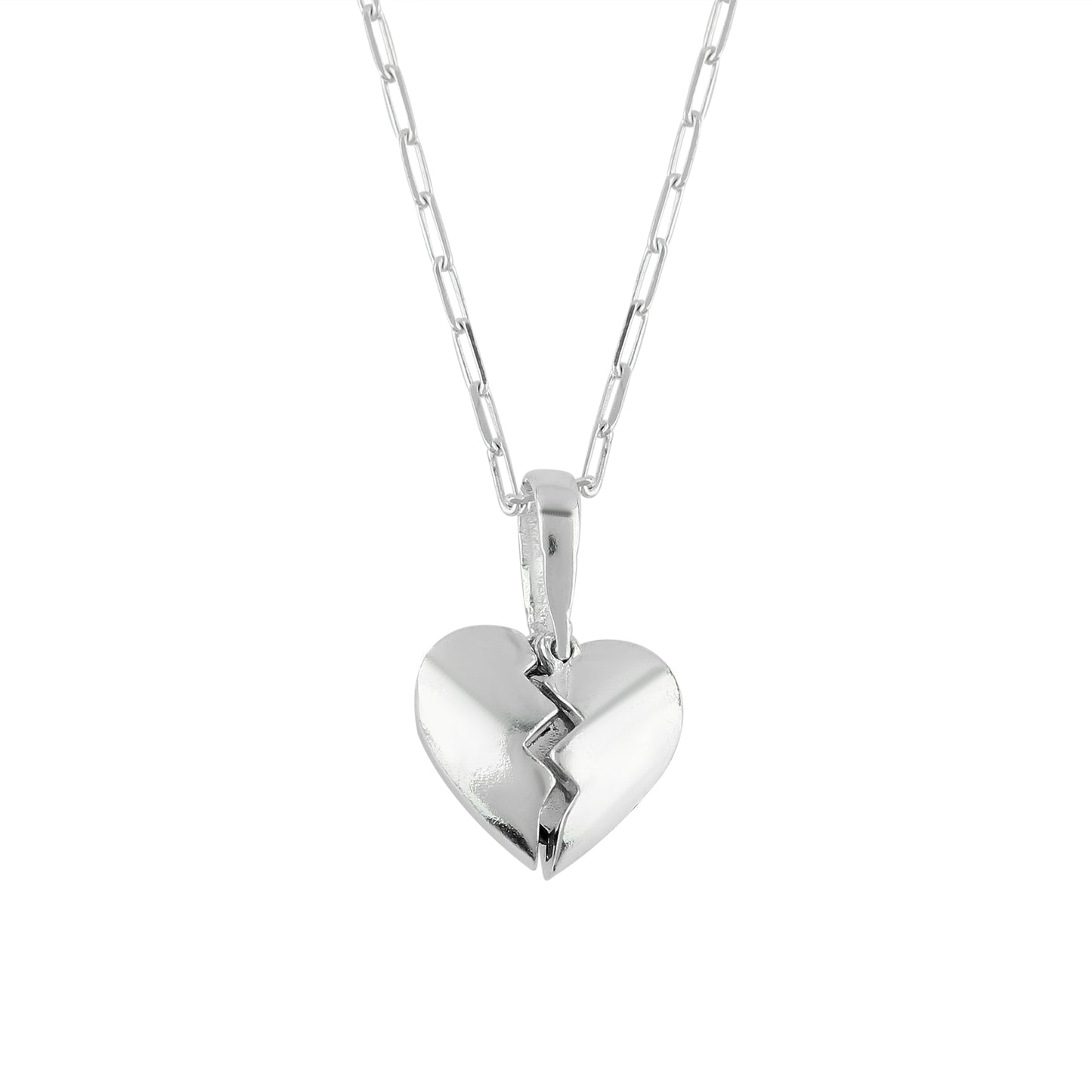 Unbreakable Bond – 925 Silver Engravable Heart Pendant